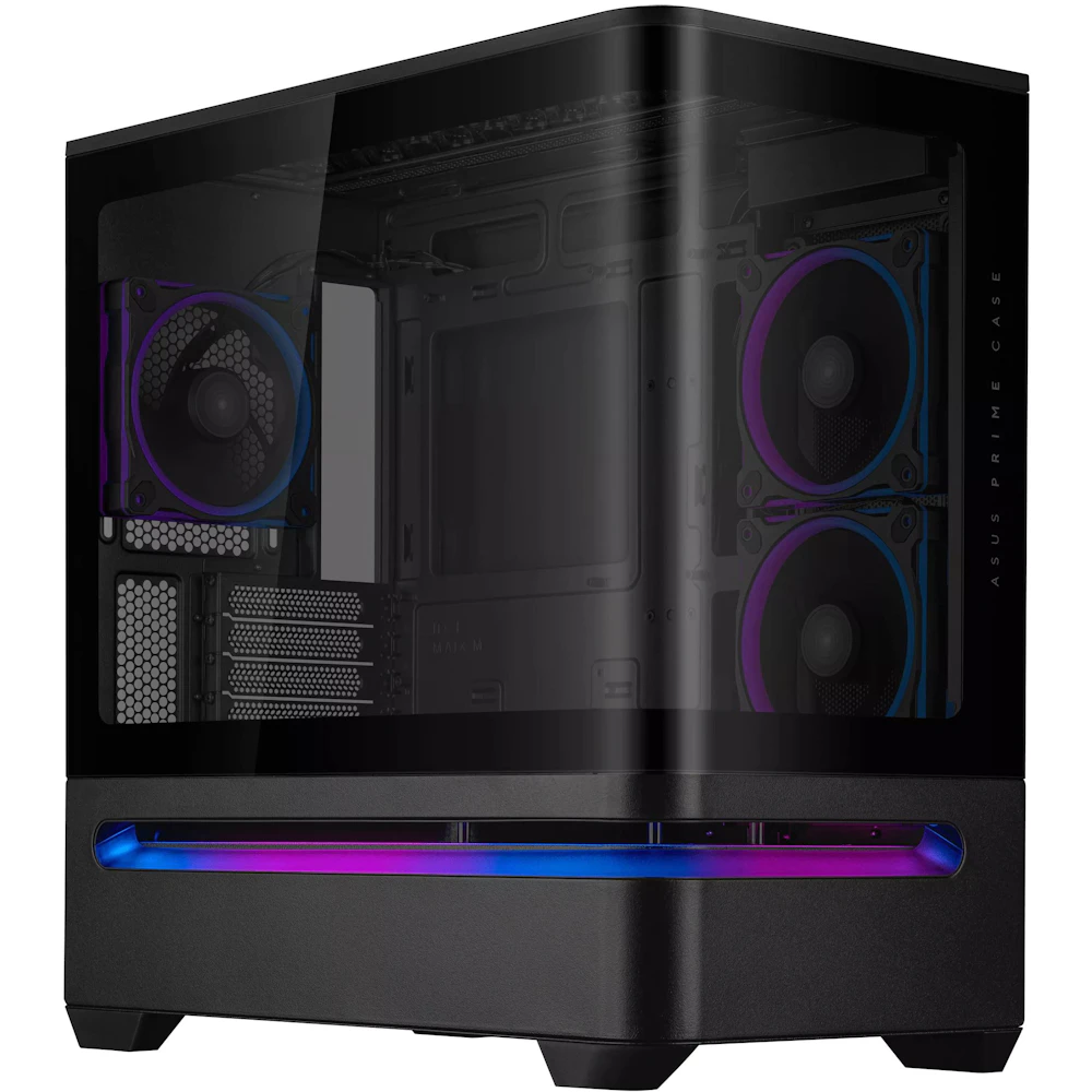ASUS PRIME AP202 ARGB mATX Case - Black