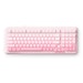A product image of MCHOSE K99 V2 98% Hot-Swap Wireless Mechanical Keyboard - Pink Gradient (Icy Creamsicle Switch)