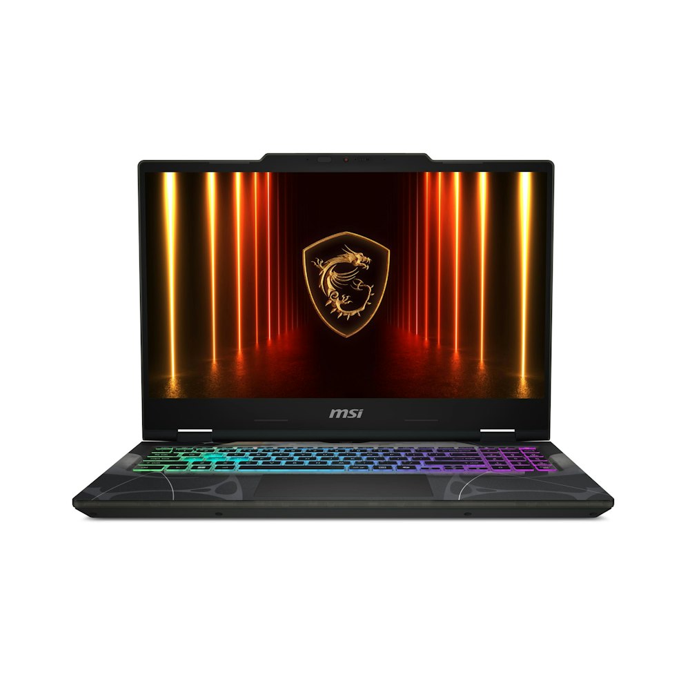 A large main feature product image of MSI Cyborg 15 (B13) - 15.6" 144Hz, i7-13620H, RTX 5050, 16GB/1TB - Win 11 Gaming Notebook