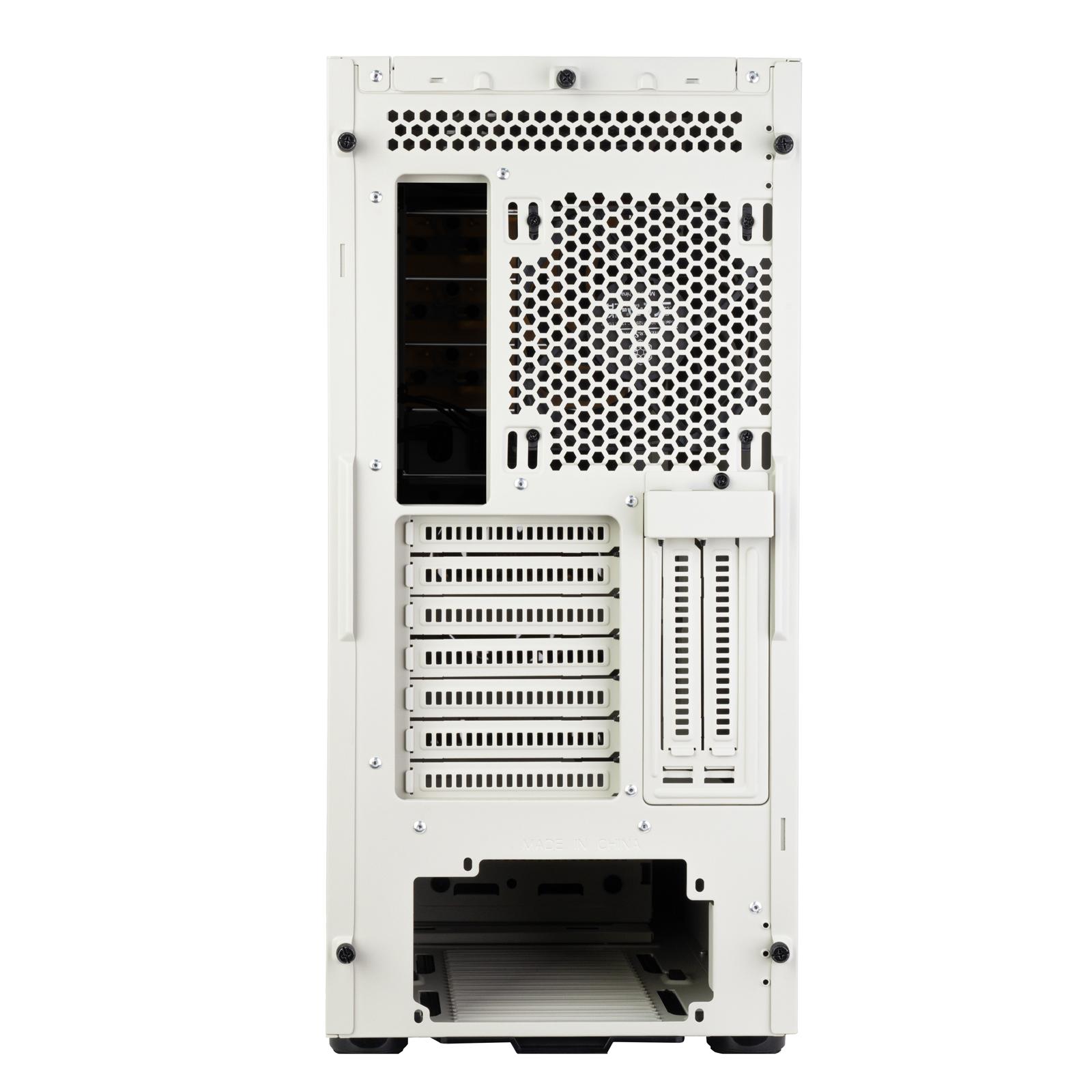 A large main feature product image of SilverStone FLP02 Retro Mid Tower Case