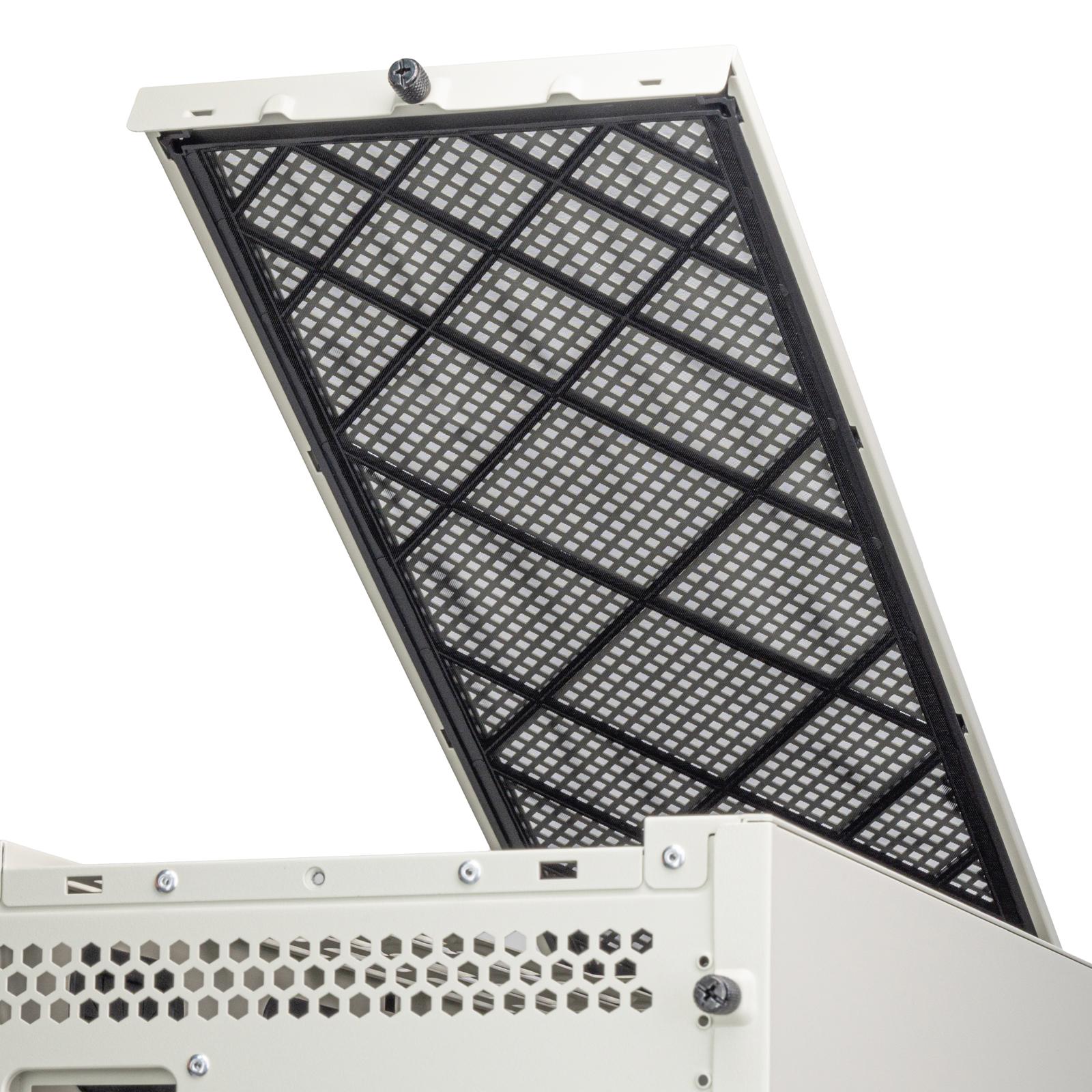 A large main feature product image of SilverStone FLP02 Retro Mid Tower Case