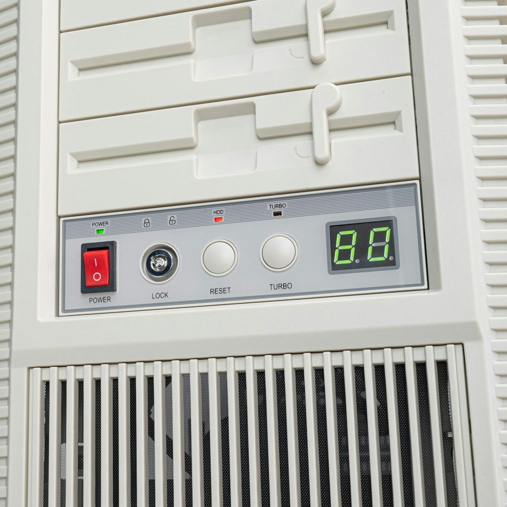 A large main feature product image of SilverStone FLP02 Retro Mid Tower Case