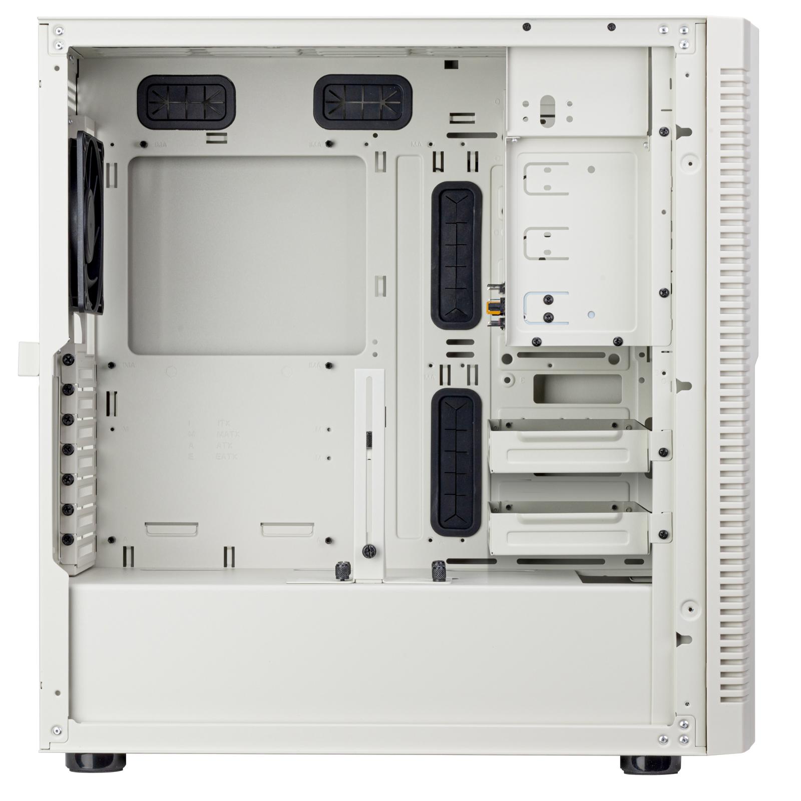 A large main feature product image of SilverStone FLP02 Retro Mid Tower Case