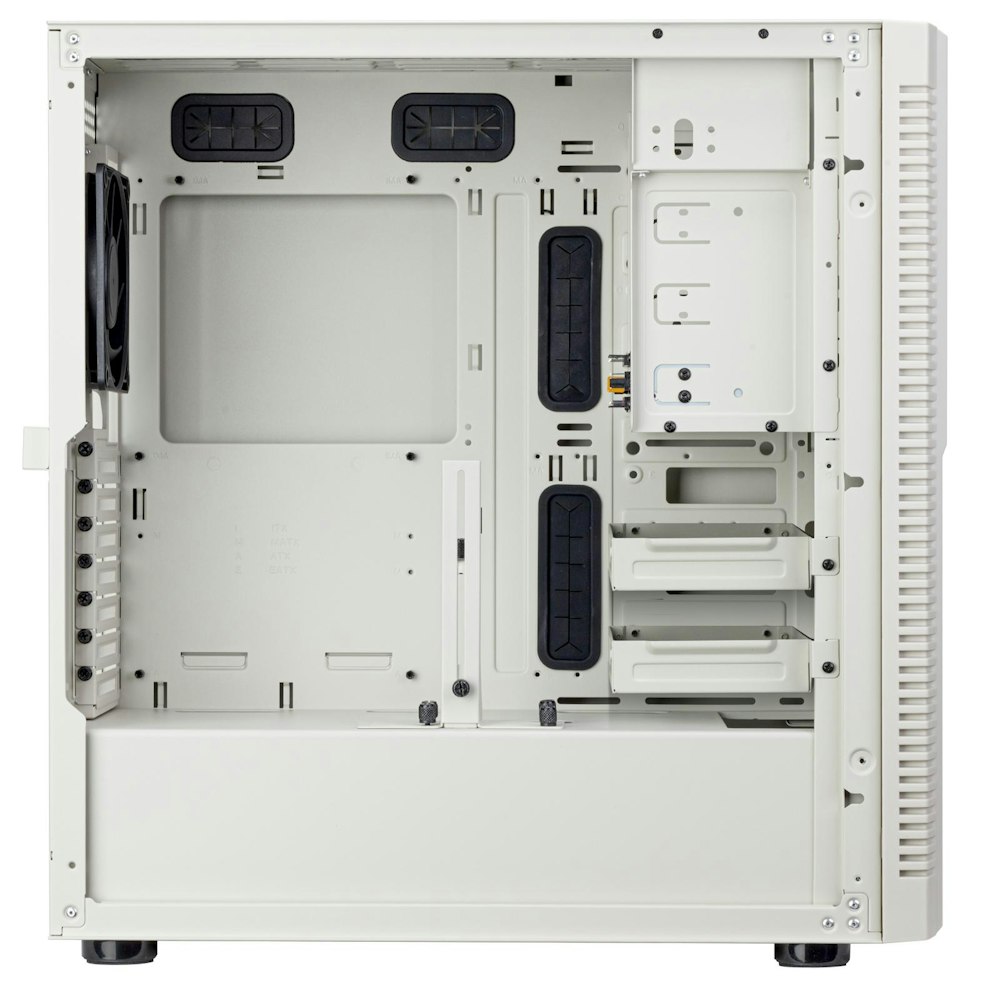 A large main feature product image of SilverStone FLP02 Retro Mid Tower Case