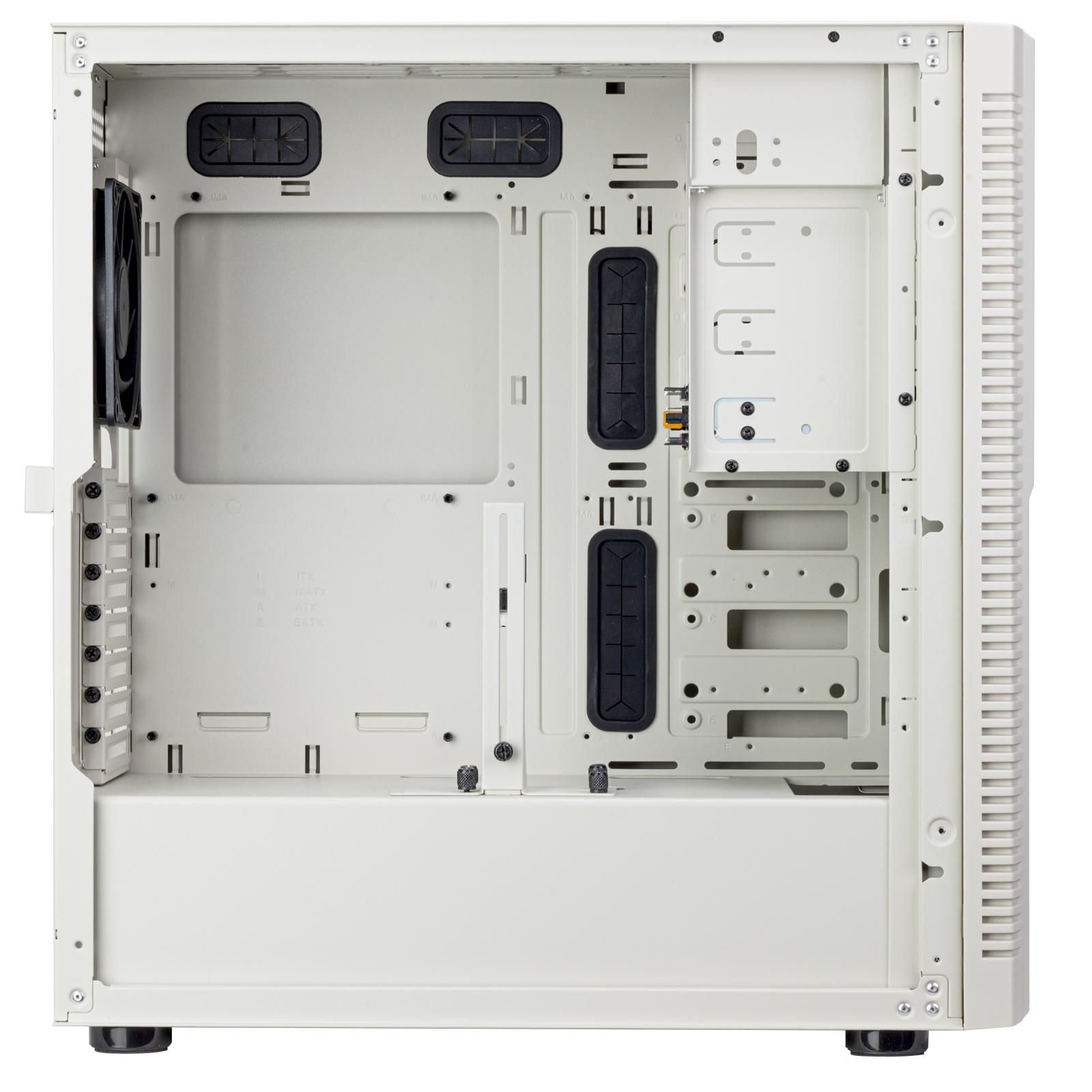 A large main feature product image of SilverStone FLP02 Retro Mid Tower Case