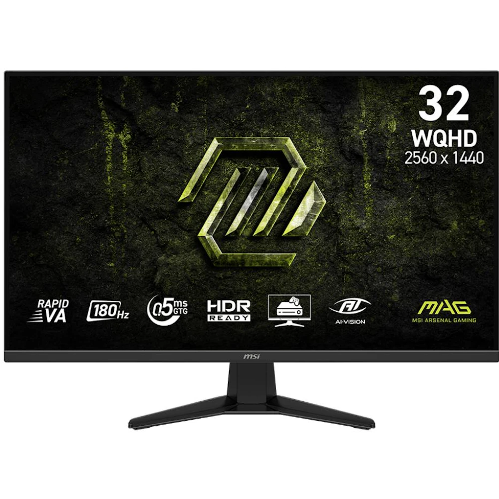 MSI MAG 325QF E18V - 32" 1440p 180Hz 0.5ms Rapid VA Gaming Monitor