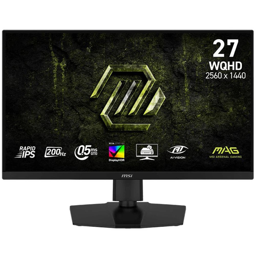 MSI MAG 274QPF E20 - 27" 1440p 200Hz 0.5ms Rapid IPS Gaming Monitor