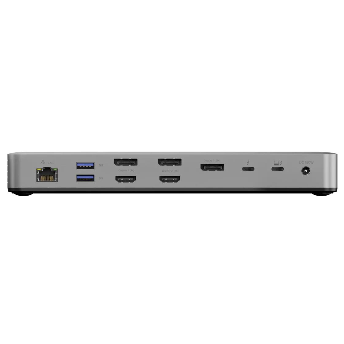 A large main feature product image of ALOGIC 4K Display Thunderbolt Docking Station