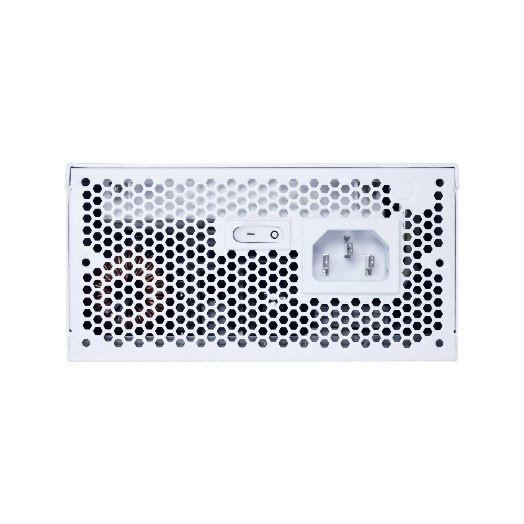 A large main feature product image of Lian Li SP 850W V2 Gold PCIe 5.1 ATX 3.1 SFX Modular PSU (White)