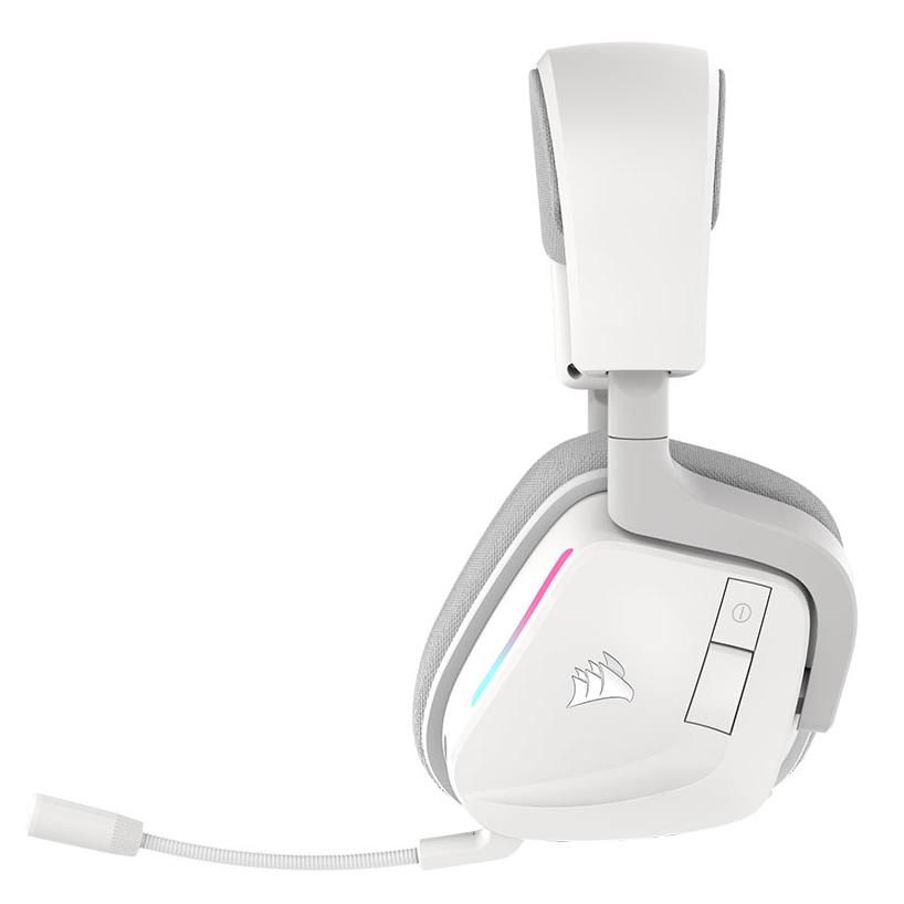 A large main feature product image of Corsair VOID WIRELESS v2 Gaming Headset (White)