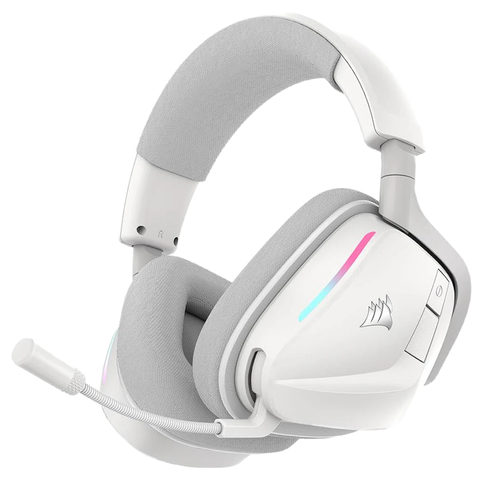 A large main feature product image of Corsair VOID WIRELESS v2 Gaming Headset (White)