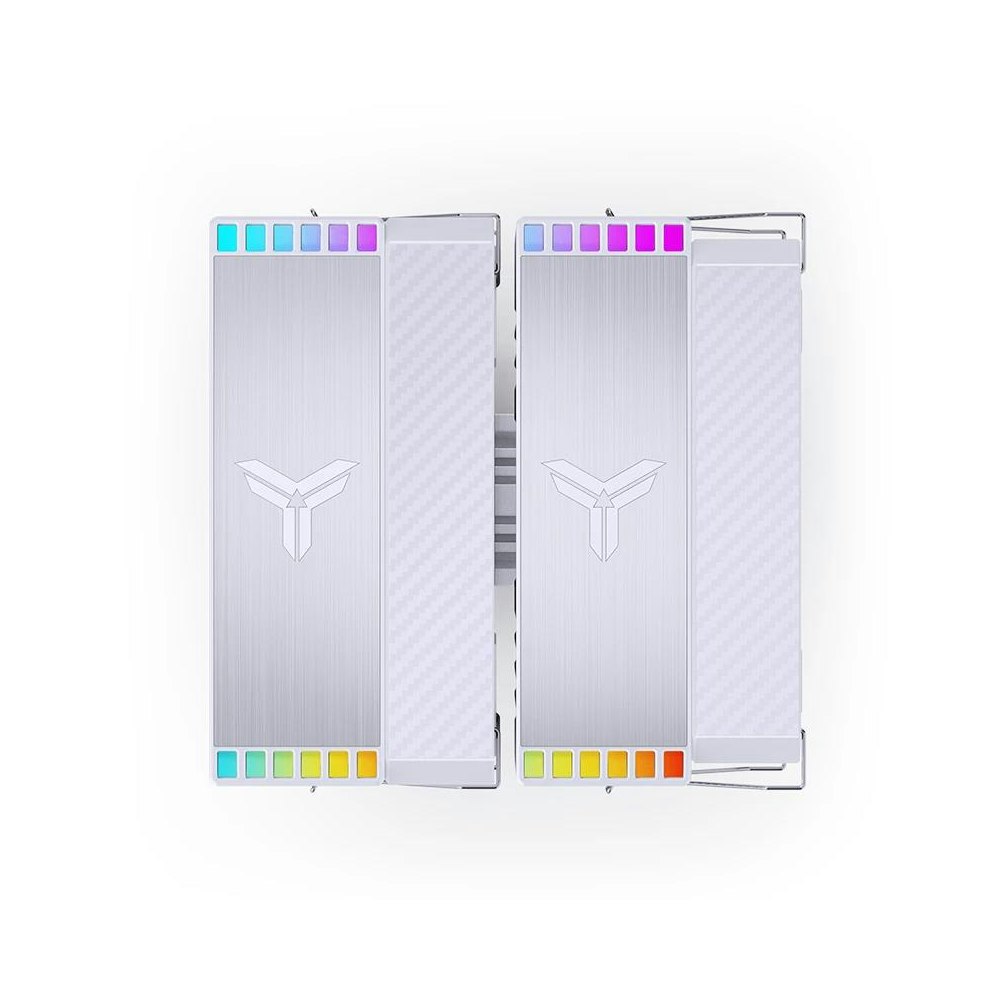 A large main feature product image of Jonsbo HX6280 ARGB Dual-Tower Performance CPU Cooler (White)