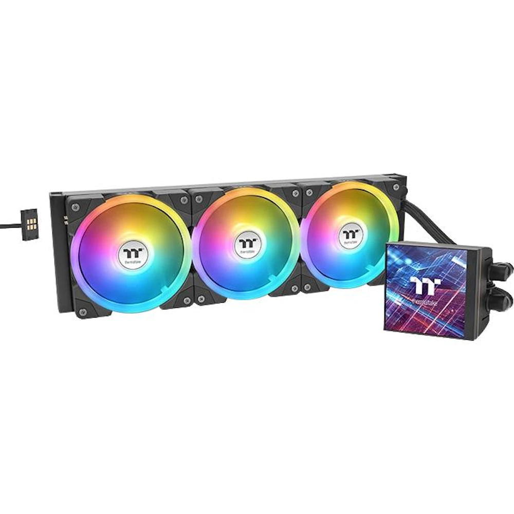 Thermaltake MAGFloe 420 Ultra ARGB AIO Liquid CPU Cooler - Black