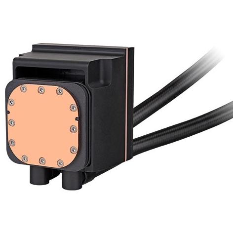 A large main feature product image of Thermaltake MAGFloe 420 Ultra ARGB AIO Liquid CPU Cooler - Black