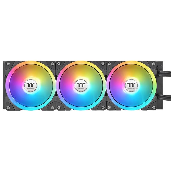 A large main feature product image of Thermaltake MAGFloe 420 Ultra ARGB AIO Liquid CPU Cooler - Black
