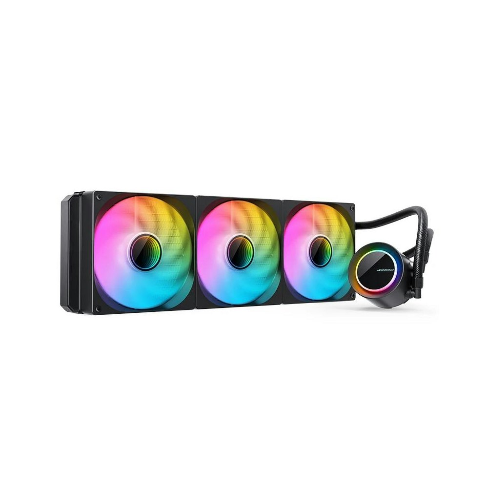 A large main feature product image of Jonsbo TG-420 ARGB 420mm AIO CPU Liquid Cooler (Black)