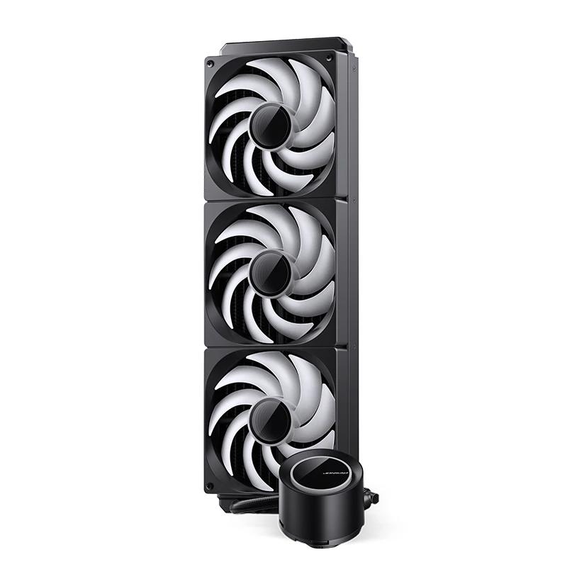 A large main feature product image of Jonsbo TG-420 ARGB 420mm AIO CPU Liquid Cooler (Black)