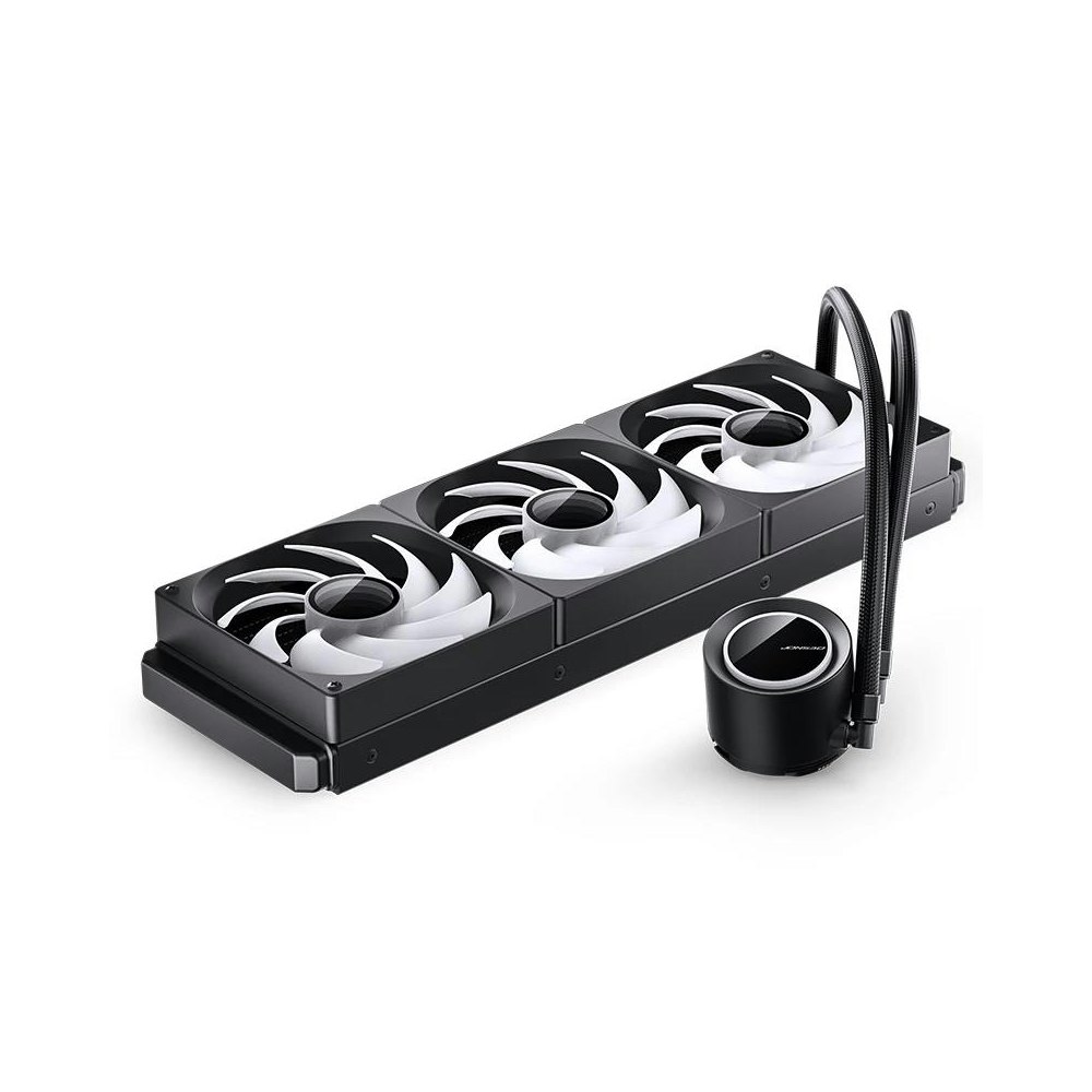A large main feature product image of Jonsbo TG-420 ARGB 420mm AIO CPU Liquid Cooler (Black)
