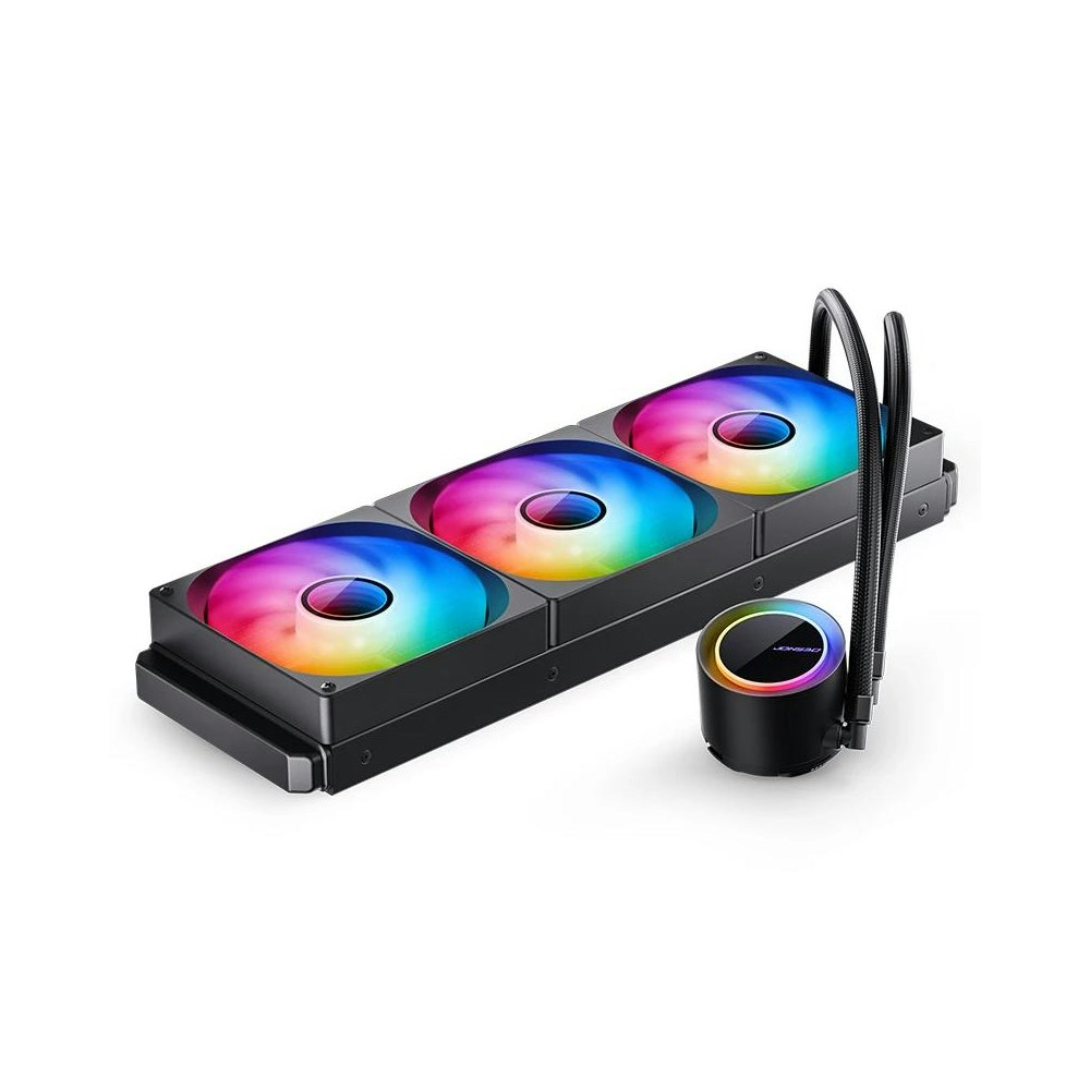 A large main feature product image of Jonsbo TG-420 ARGB 420mm AIO CPU Liquid Cooler (Black)