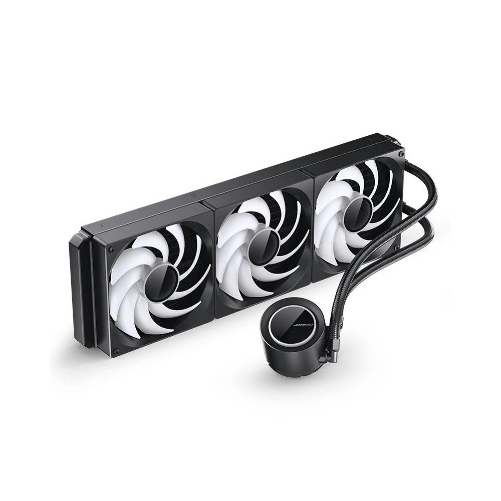 A large main feature product image of Jonsbo TG-420 ARGB 420mm AIO CPU Liquid Cooler (Black)