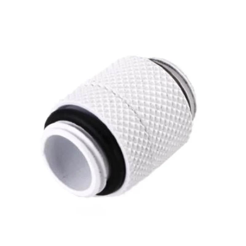 A large main feature product image of Bykski G1/4" Rotary Male-Male Joiner Fitting (White)