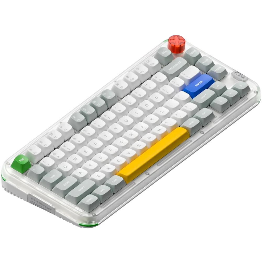 Nuphy Kick75 Hybrid-Profile Custom Wireless Mechanical Keyboard - High-Profile (Blush Nano Switch)