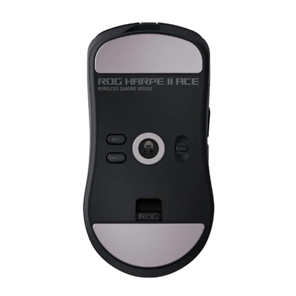 A large main feature product image of ASUS ROG Harpe II Ace 48g Gaming Mouse - Black