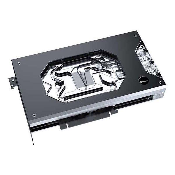 A large main feature product image of Bykski RTX 5090 GameRock Full Cover ARGB GPU Water Block