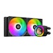 A product image of ID-COOLING FX240 LCD 240mm ARGB AIO Liquid CPU Cooler (Black)