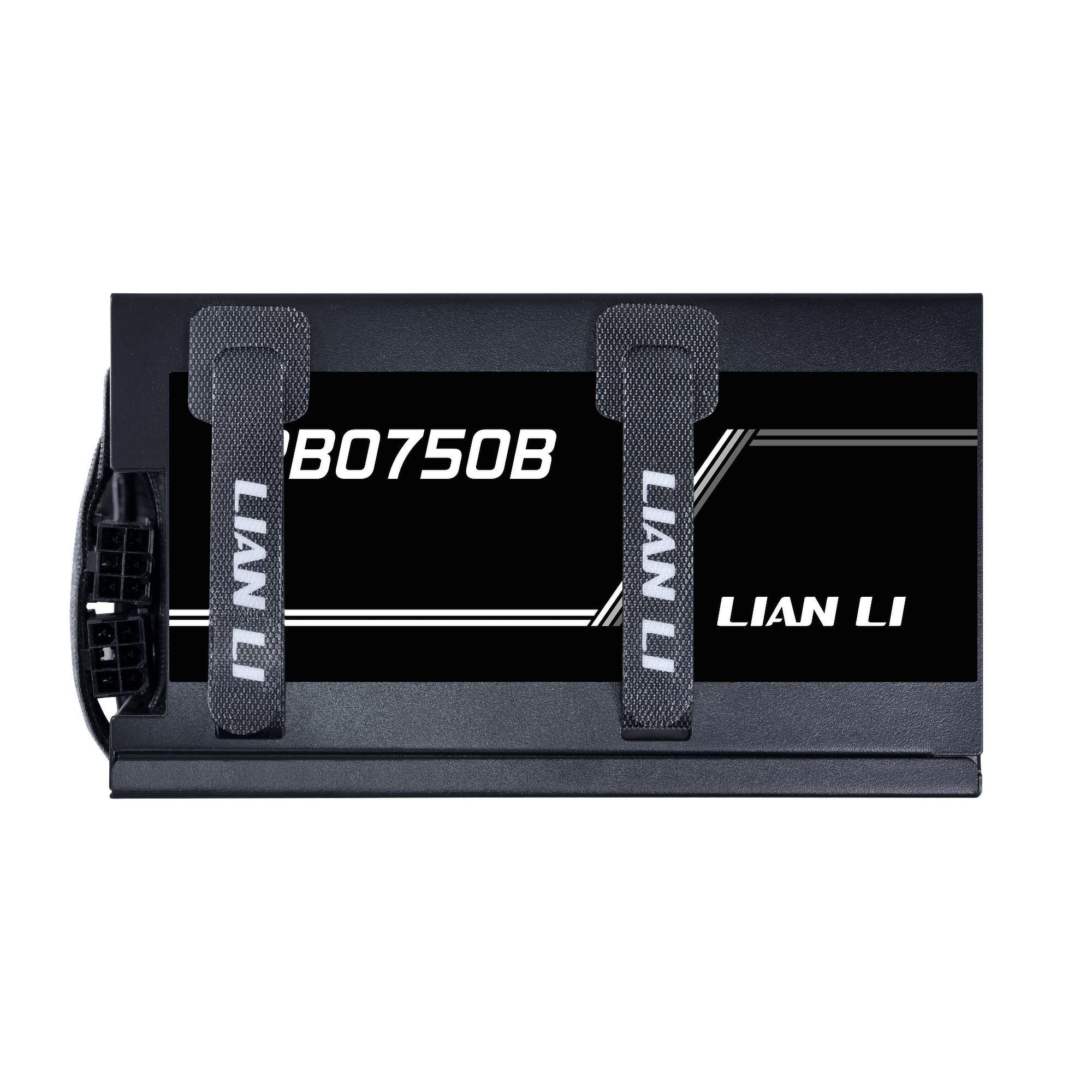 A large main feature product image of Lian Li RB 750W Bronze PCIe 5.1 ATX 3.1 PSU