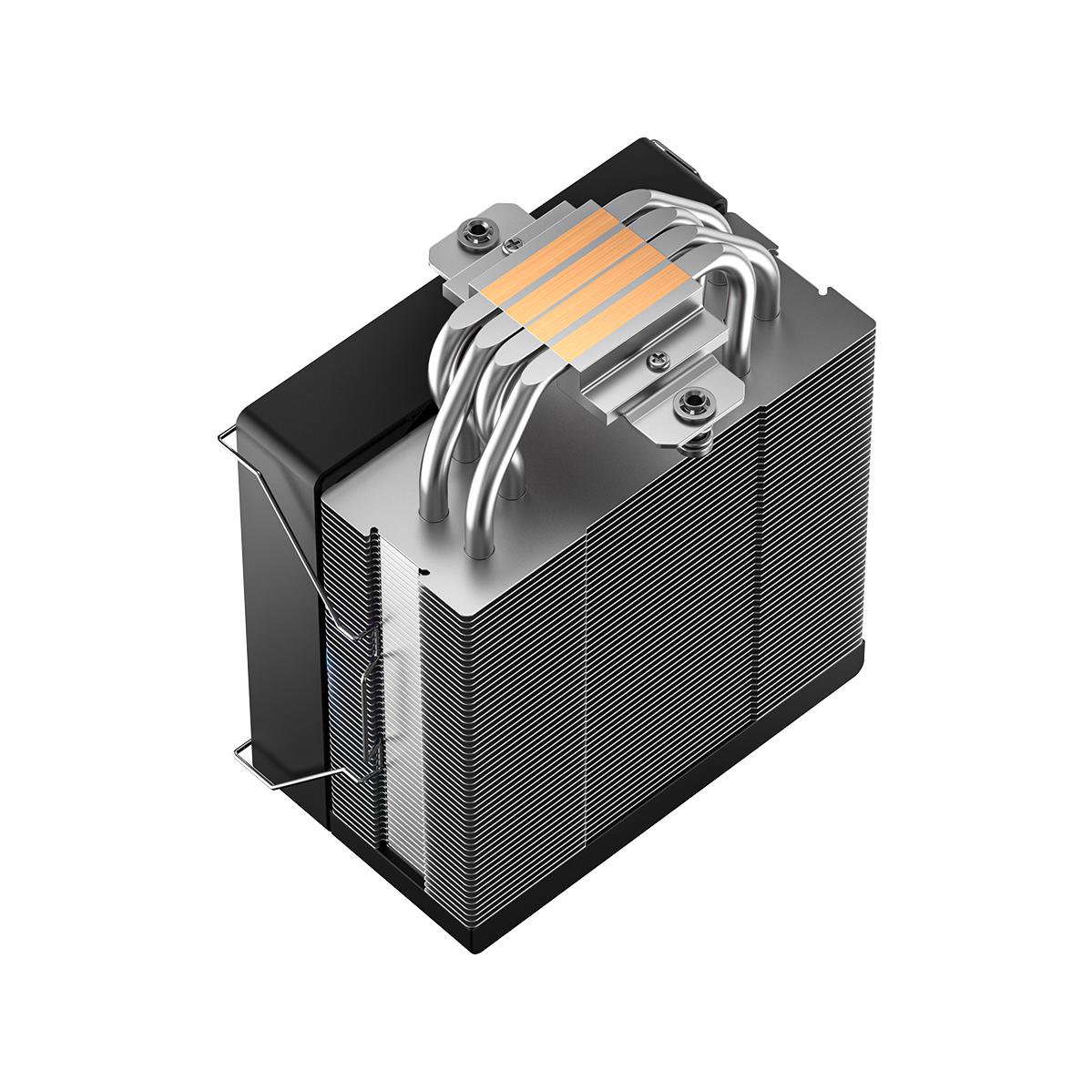 A large main feature product image of ID-COOLING SE-214-XT V2 ARGB CPU Cooler (Black)