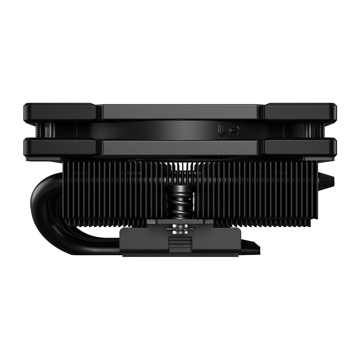 A large main feature product image of ID-COOLING IS-40-XT 47mm Low Profile CPU Cooler (Black)