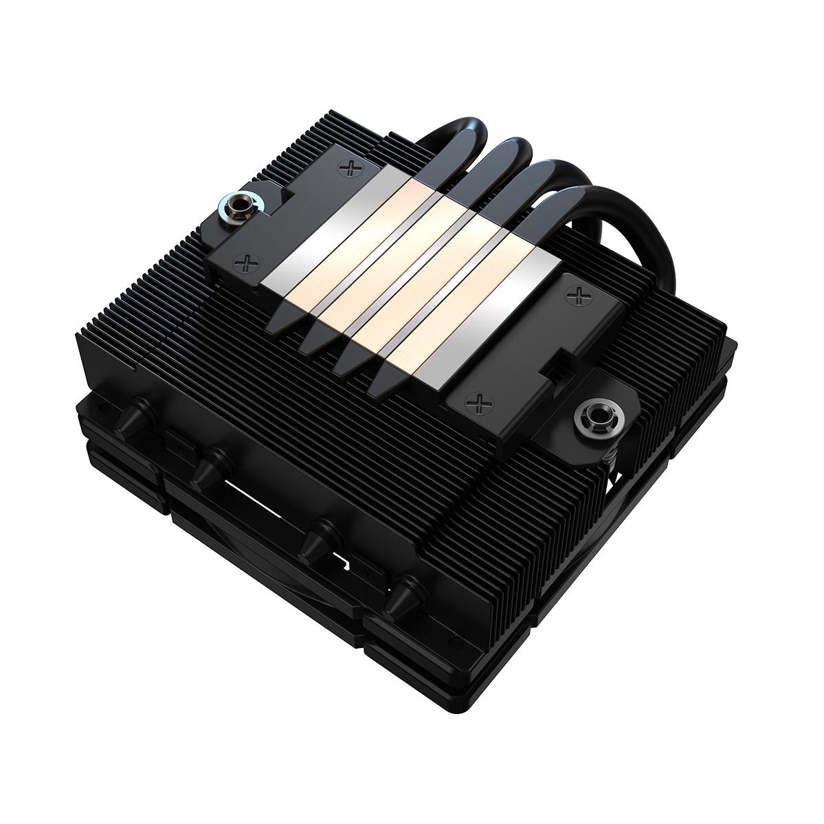 A large main feature product image of ID-COOLING IS-40-XT 47mm Low Profile CPU Cooler (Black)