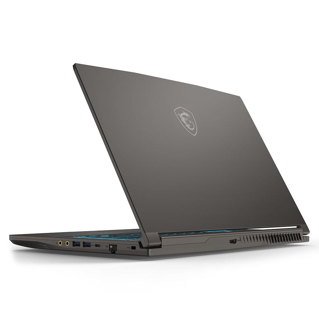 A large main feature product image of MSI Thin (B13U) - 15.6" 144Hz, i7-13620H, RTX 3050, 16GB/512GB - Win 11 Gaming Notebook