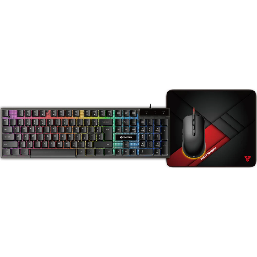 Fantech Gaming PC 3-in-1 Keyboard, Mouse & Mousepad Bundle