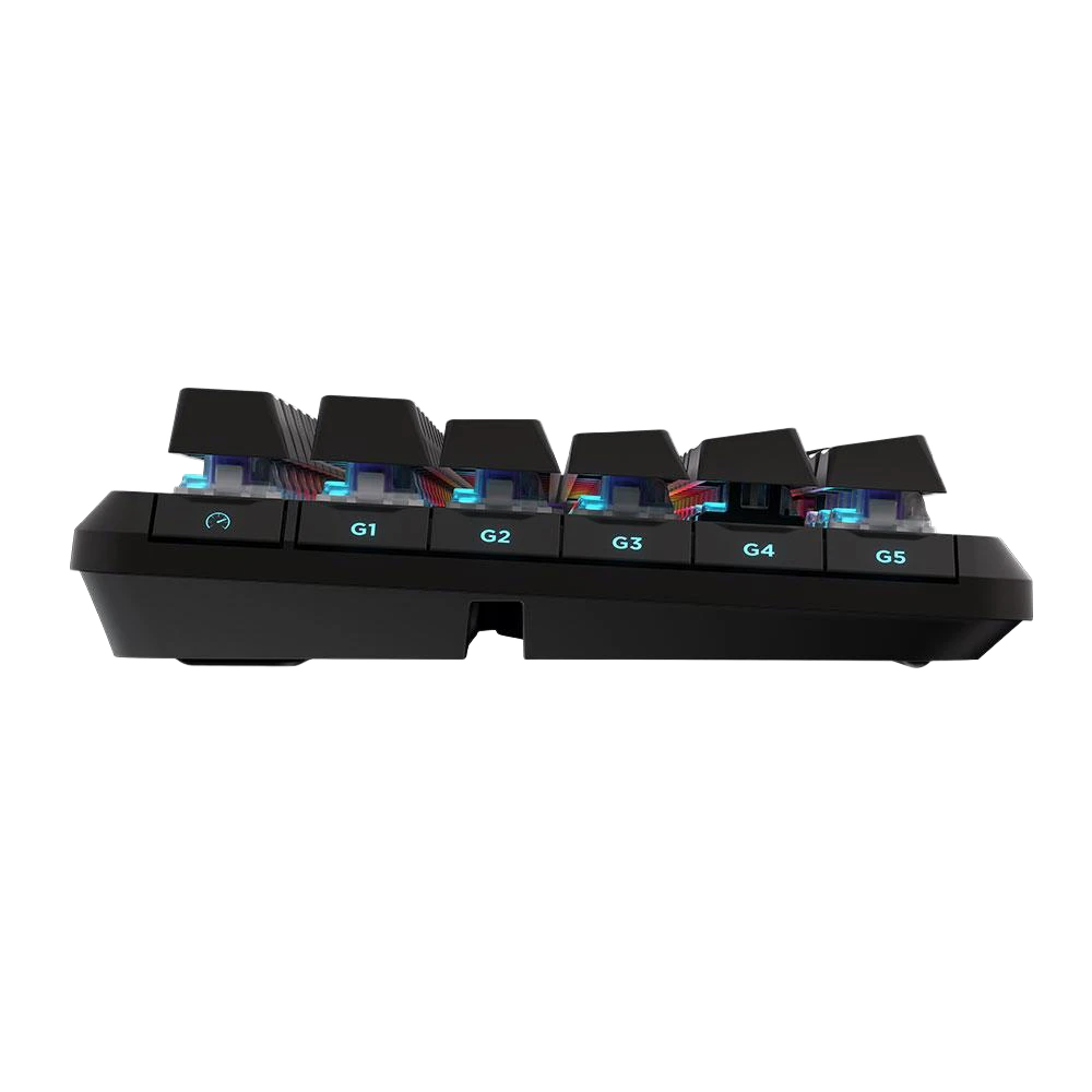 A large main feature product image of Corsair VANGUARD 96 MLX RGB Mechanical Gaming Keyboard - Black (MLX Fusion)