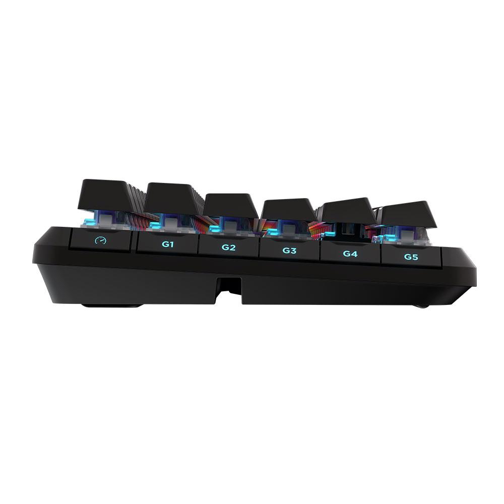 A large main feature product image of Corsair VANGUARD 96 MLX RGB Mechanical Gaming Keyboard - Black (MLX Plasma)