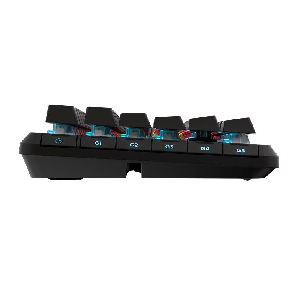 A large main feature product image of Corsair VANGUARD PRO 96 MGX RGB Mechanical Gaming Keyboard - Black (MGX Hyperdrive)