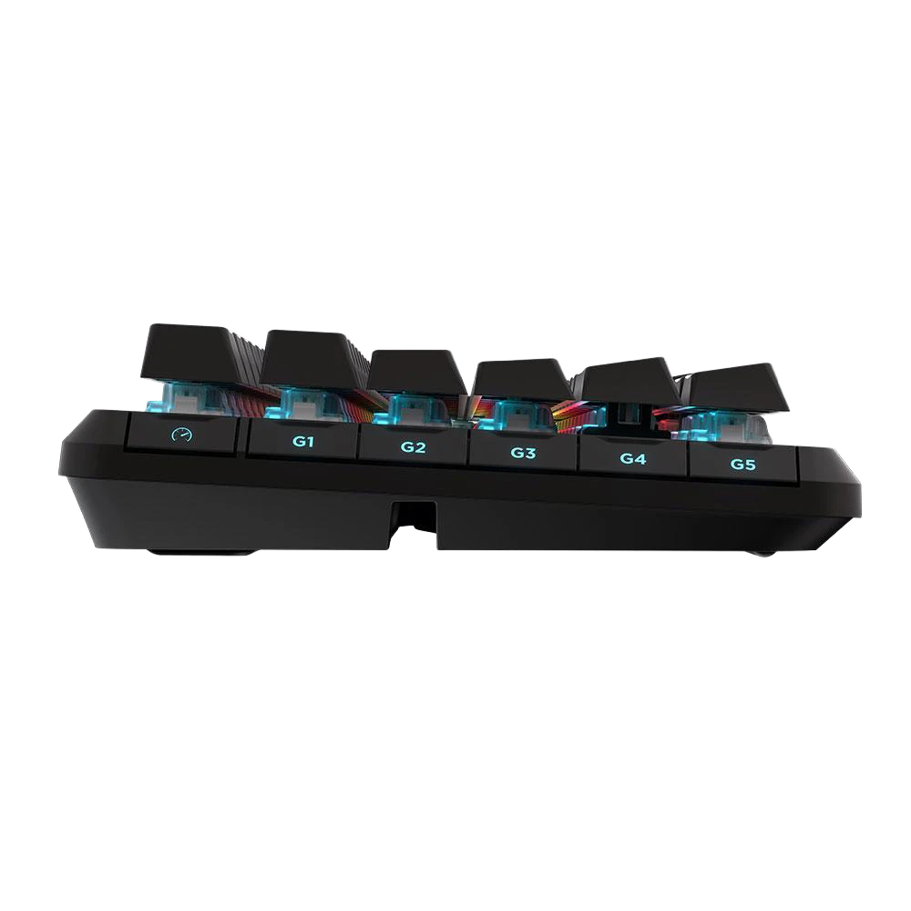 A large main feature product image of Corsair VANGUARD PRO 96 MGX RGB Mechanical Gaming Keyboard - Black (MGX Hyperdrive)