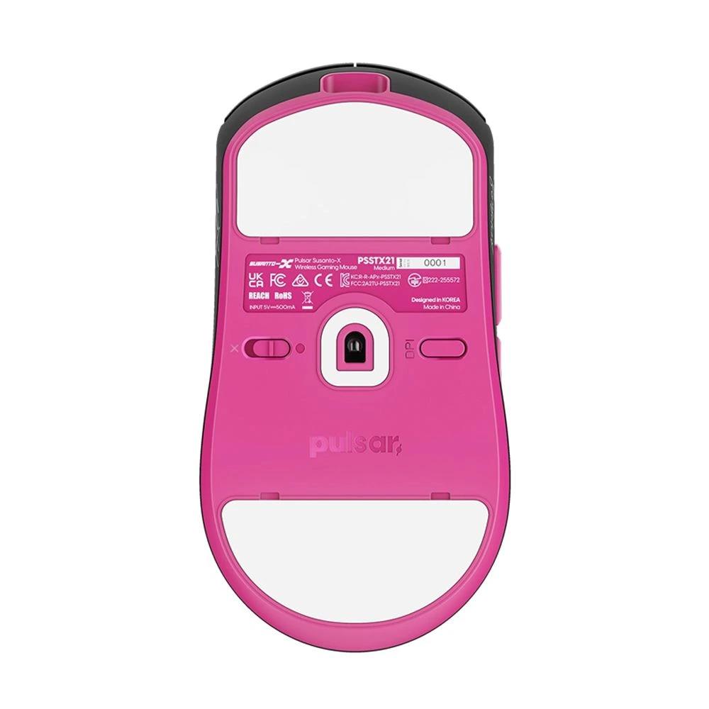 A large main feature product image of Pulsar Pro Series Susanto-X 50g Lightweight Wireless Gaming Mouse (Black)