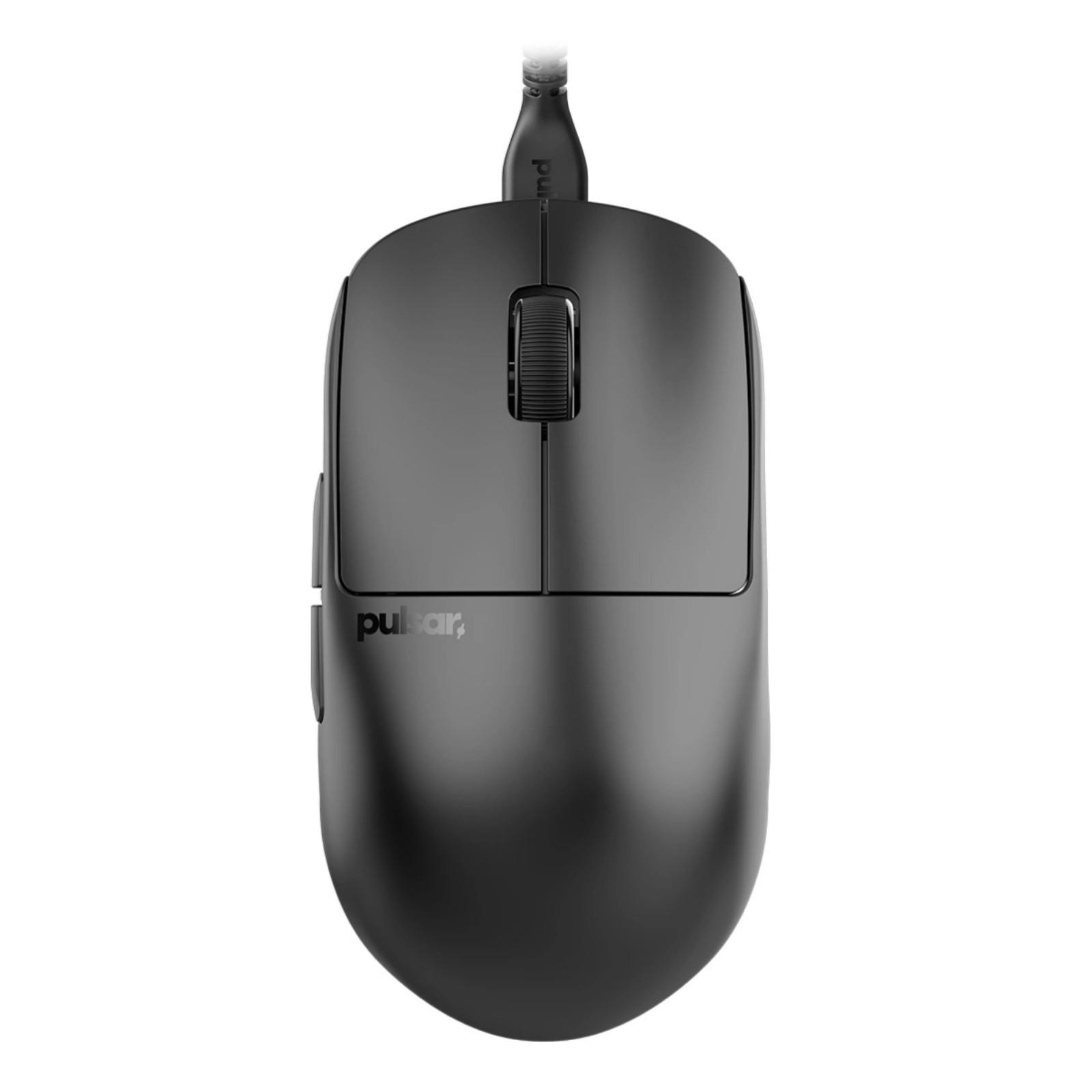 A large main feature product image of Pulsar X2H Wired - 51g Lightweight Gaming Mouse (Black)