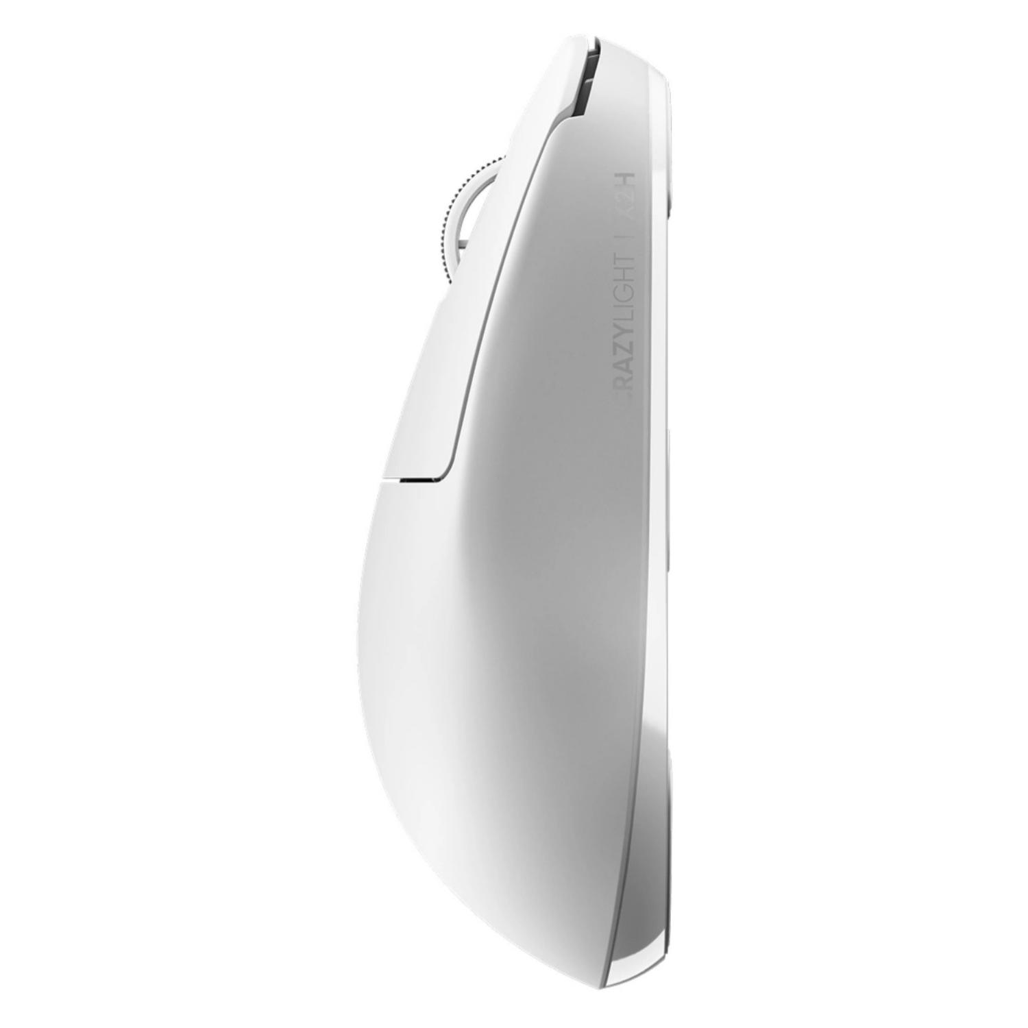 A large main feature product image of Pulsar X2H CrazyLight - 37g Ultra-Lightweight Wireless Gaming Mouse (Uyuni White)