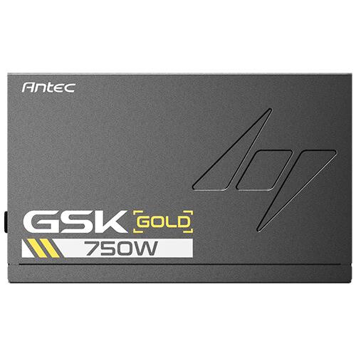 A large main feature product image of Antec GSK750 V2 750W Gold PCIe 5.1 ATX 3.1 Modular PSU