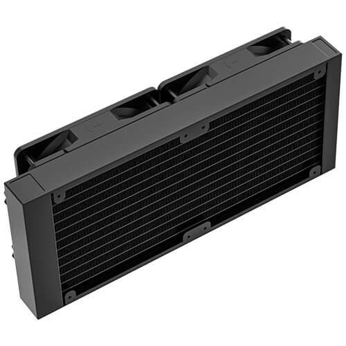A large main feature product image of Antec Skeleton 240 ARGB AIO Liquid Cooler - Black