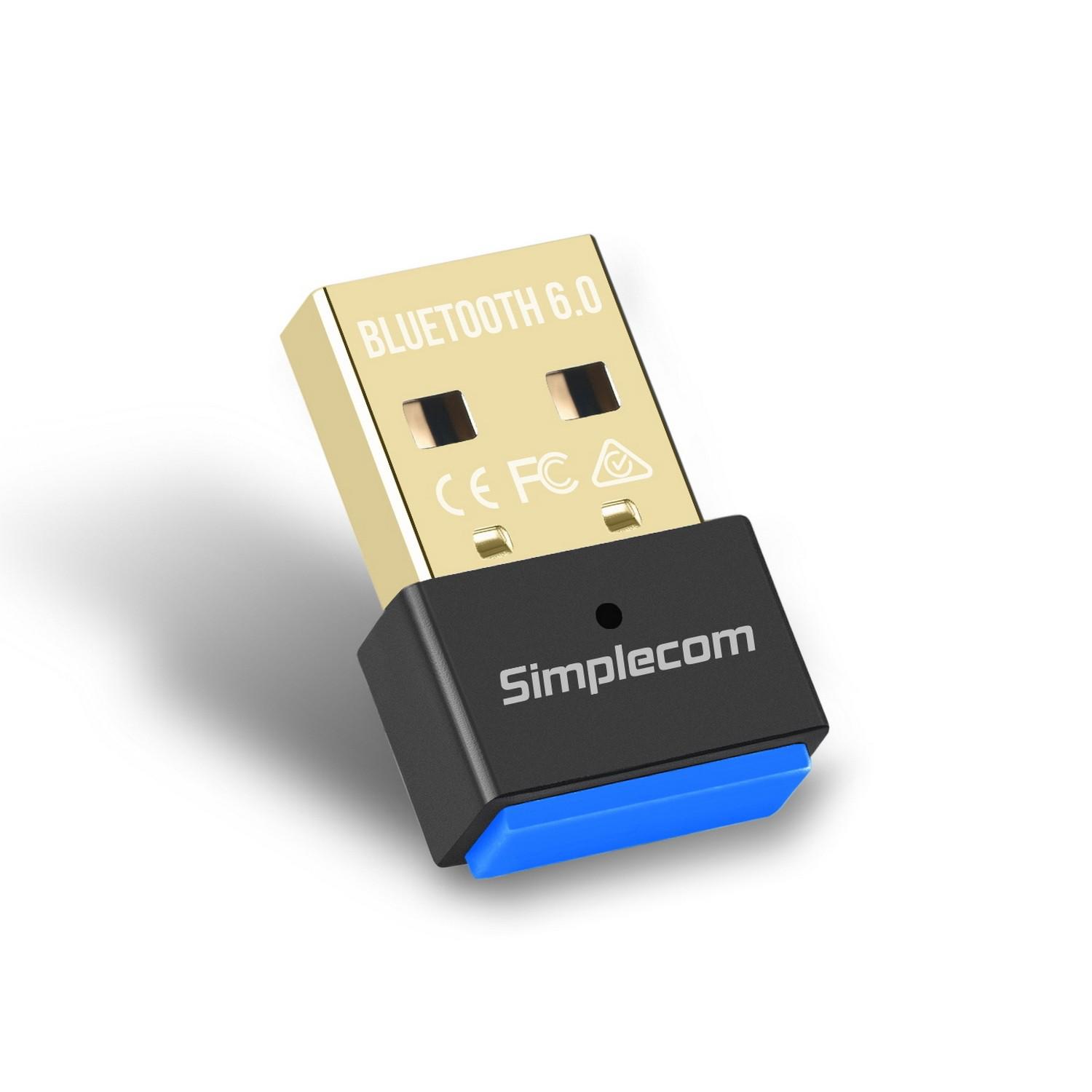 A large main feature product image of Simplecom NB600 USB Bluetooth 6.0 Adapter Wireless Dongle