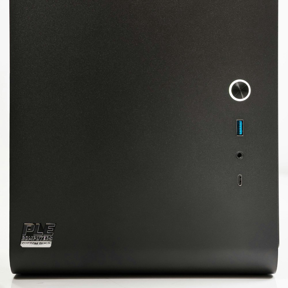 A large main feature product image of PLE Onyx RTX 5050 Prebuilt Ready To Go Gaming PC