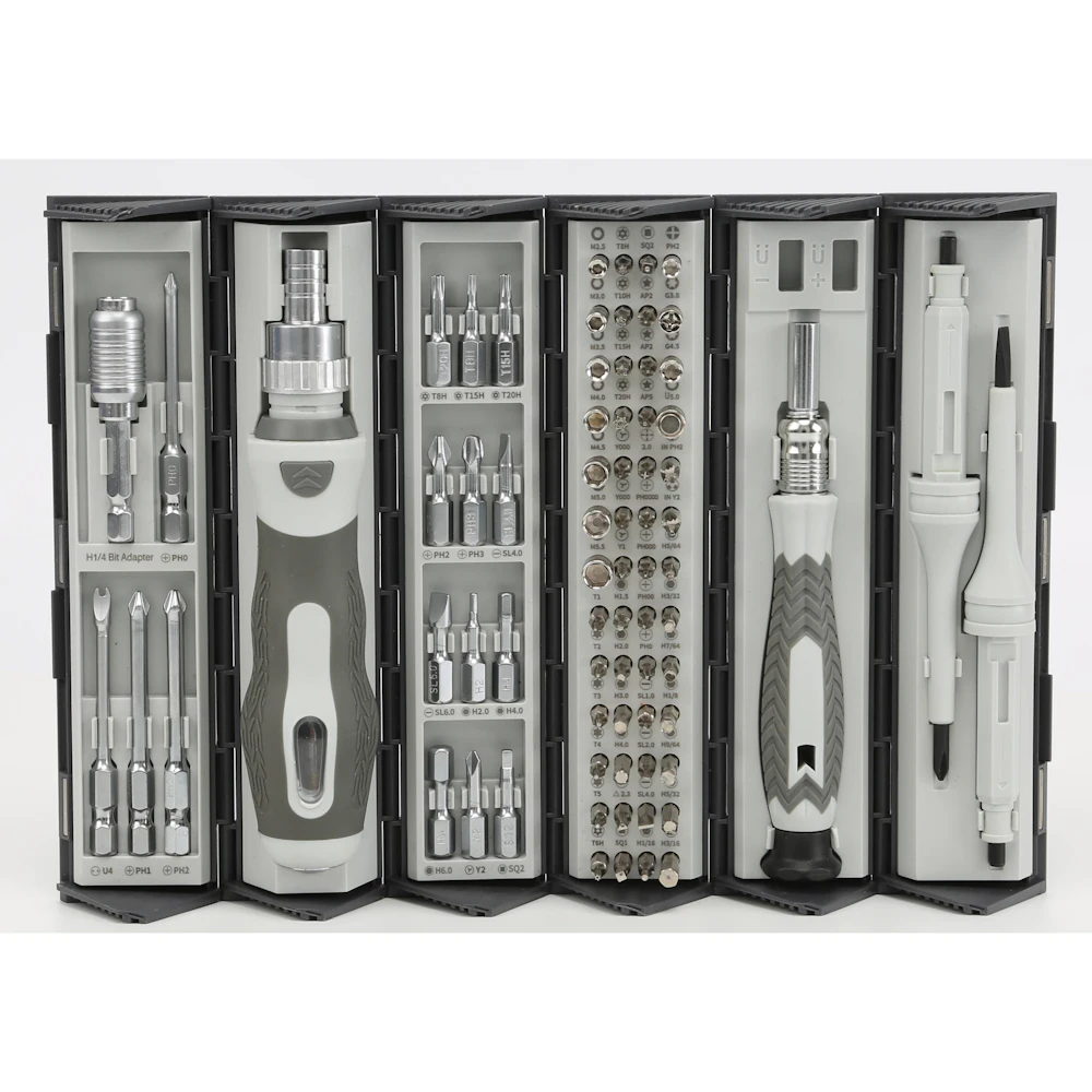 King'sdun 74 in 1 Ratchet Screwdriver & Precision Bit Set