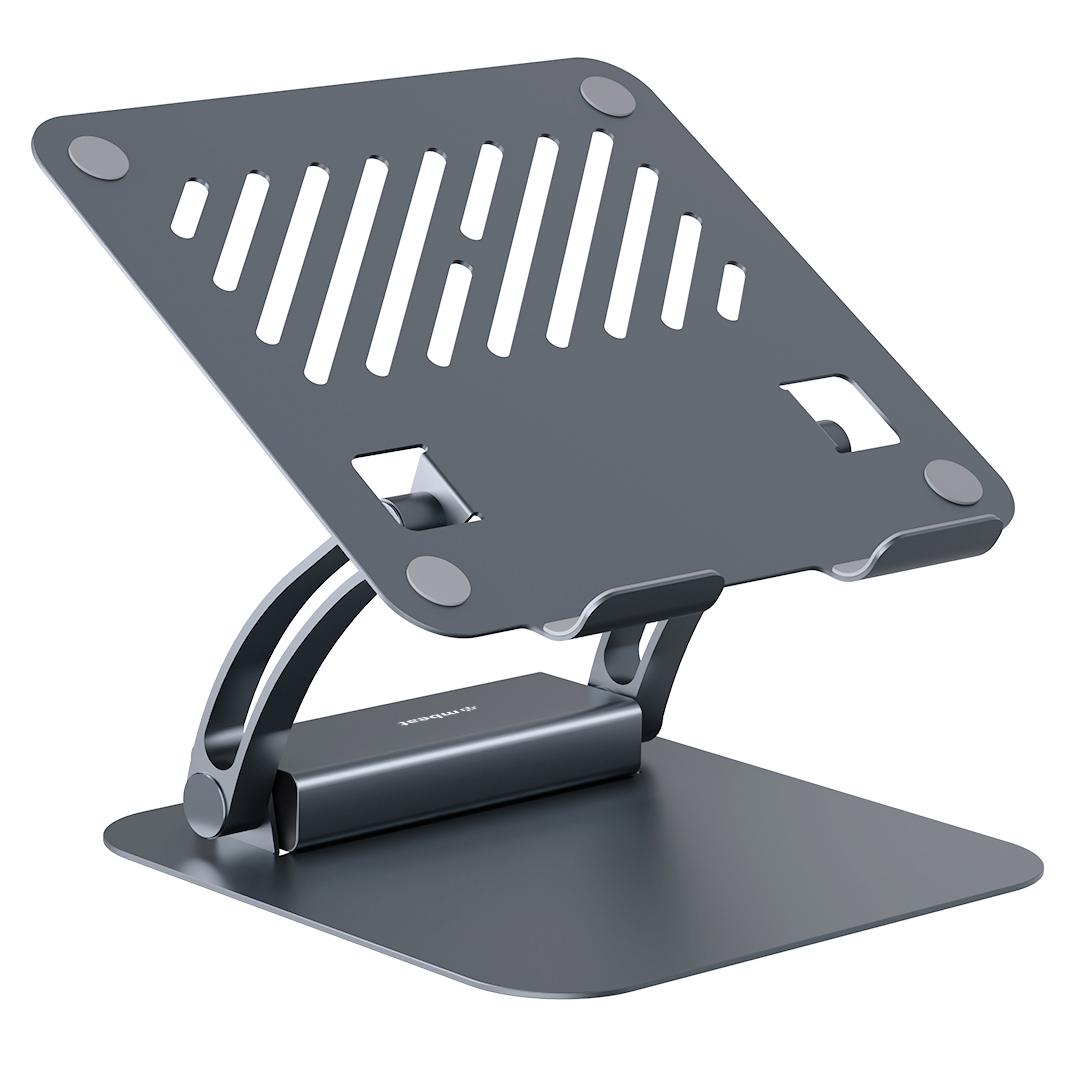 A large main feature product image of mbeat Stage P6 Laptop Stand with USB-C Dock