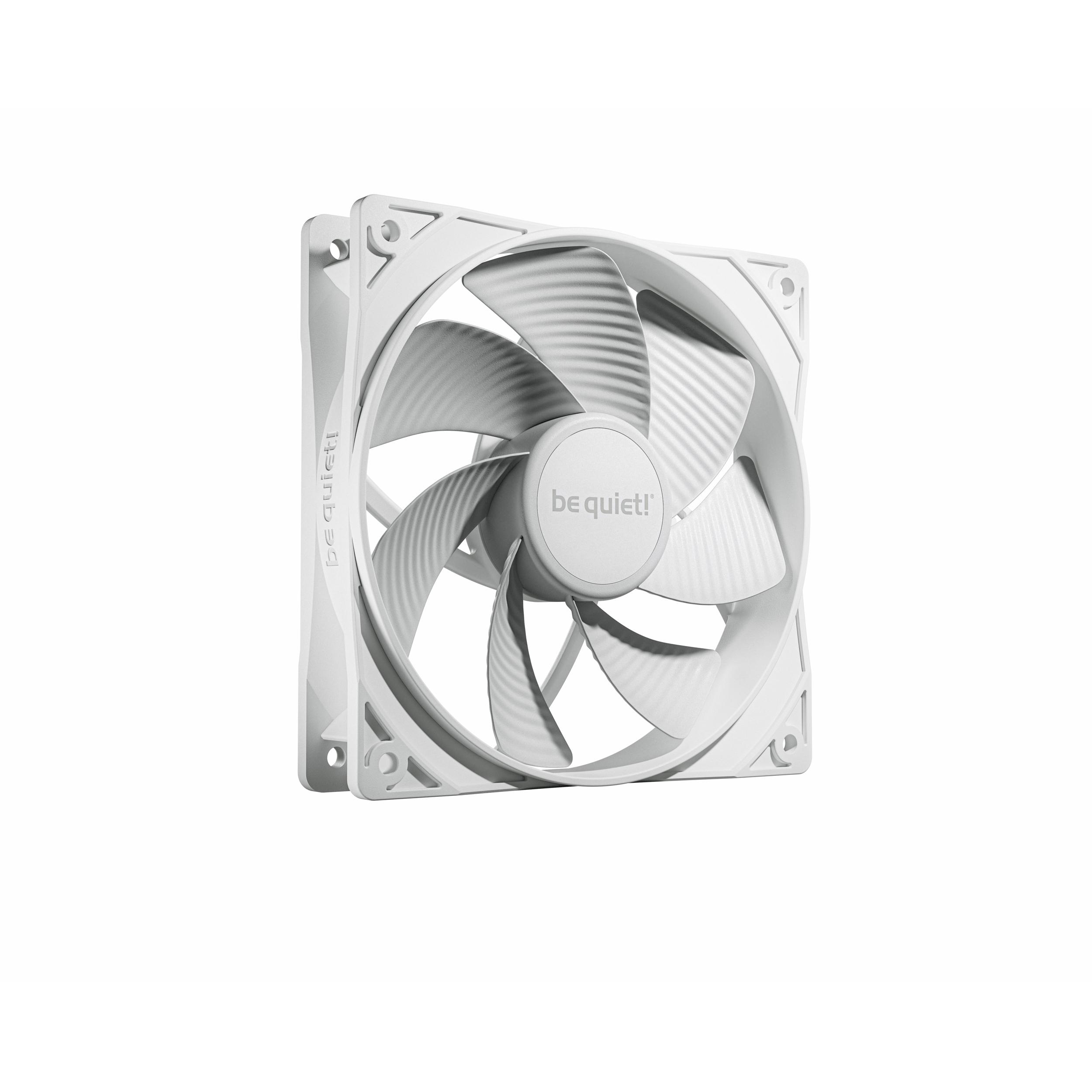 A large main feature product image of be quiet! PURE WINGS 3 120mm Reverse Blade PWM Fan 3-Pack (White)