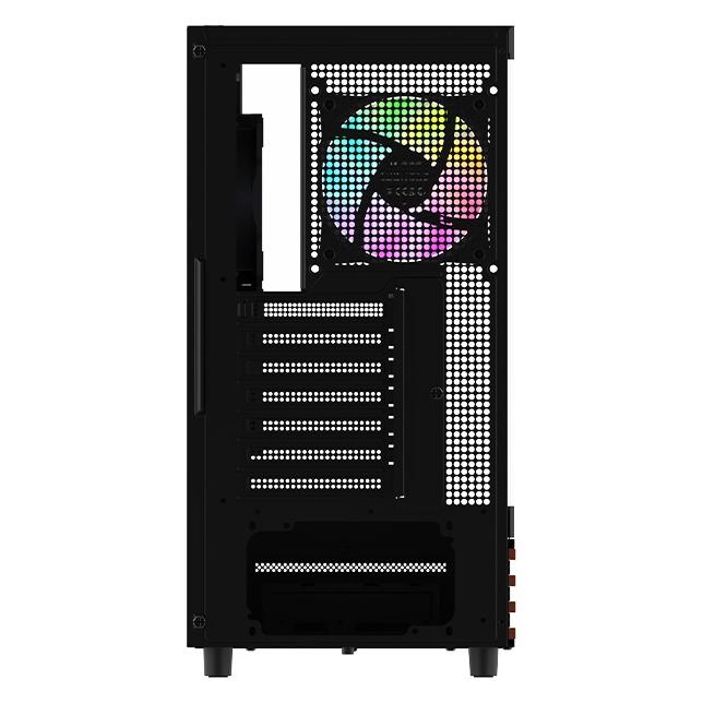 A large main feature product image of Thermaltake View 270 Plus WS ARGB Mid Tower Case Wood Edition (Black)